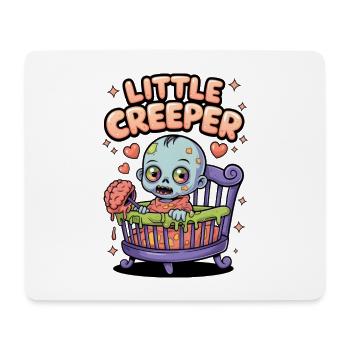 Kleiner Kriecher - Mousepad (Querformat) - Weiß - Vorne