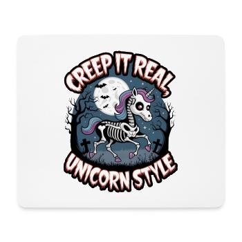 Creep It Real Unicorn Style - Mouse Pad (horizontal) - white - Front
