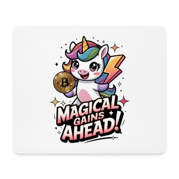 Magical Gains Ahead! - Mouse Pad (horizontal) - white - Front