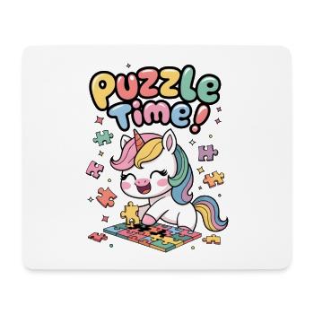 Puzzle Time! - Mouse Pad (horizontal) - white - Front