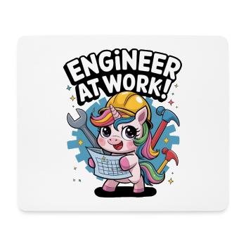 Ingenieur bei der Arbeit! - Mousepad (Querformat) - Weiß - Vorne