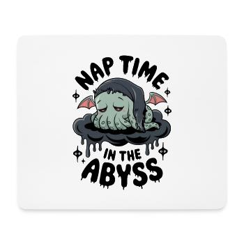 Nap Time In The Abyss - Mouse Pad (horizontal) - white - Front