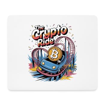 The Crypto Ride - Mouse Pad (horizontal) - white - Front