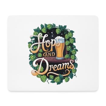 Hops And Dreams - Mouse Pad (horizontal) - white - Front