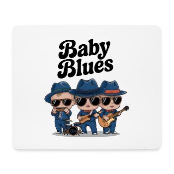 Baby-Blues - Mousepad (Querformat) - Weiß - Vorne