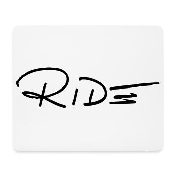 CHEVAUCHER - Tapis de souris (format paysage) - blanc - Devant