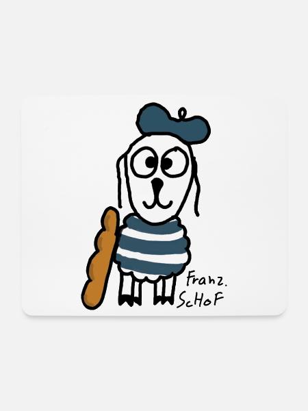 Französisch ScHoF - Mousepad (Querformat) - Weiß