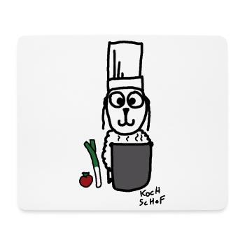 Koch ScHoF - Mousepad (Querformat) - Weiß - Vorne