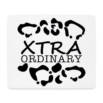 XTRA ORDINARY Abstract - Mouse Pad (horizontal) - white - Front