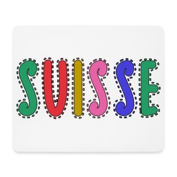 SUISSE. PAYS. GENEVE - Tapis de souris (format paysage) - blanc - Devant