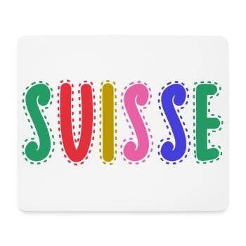 SUISSE. PAYS - Tapis de souris (format paysage) - blanc - Devant
