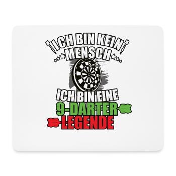 9Darter Legende - Mousepad (Querformat) - Weiß - Vorne