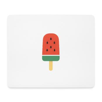 Tranche sucrée d’été - Tapis de souris (format paysage) - blanc - Devant