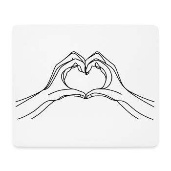 Sincère - Tapis de souris (format paysage) - blanc - Devant