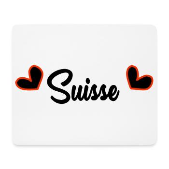SUISSE. PAYS. GENEVE. SUISSE. HUMOUR. PAYS - Tapis de souris (format paysage) - blanc - Devant