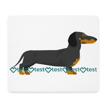 Dachshund Picture - Mouse Pad (horizontal) - white - Front