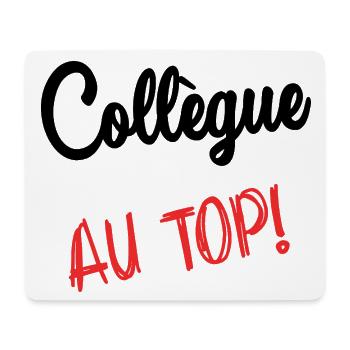 COLLEGUE. HUMOUR. RETRAITE. RETRAITE. RETRAITEE - Tapis de souris (format paysage) - blanc - Devant