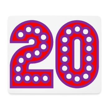 JAHRESTAG. ALLES GUTE ZUM GEBURTSTAG. ALLES GUTE ZUM GEBURTSTAG. - Mousepad (Querformat) - Weiß - Vorne