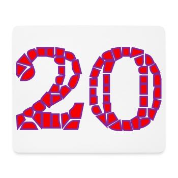 ALLES GUTE ZUM GEBURTSTAG. ALLES GUTE ZUM GEBURTSTAG. JAHRESTAG. - Mousepad (Querformat) - Weiß - Vorne