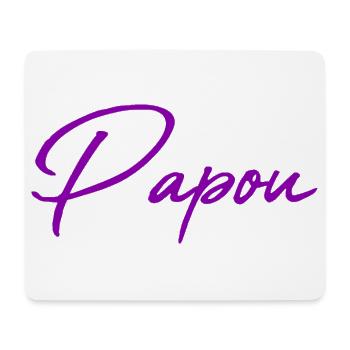 PAPUA. PAPA. VATERTAG. FROHER VATERTAG - Mousepad (Querformat) - Weiß - Vorne