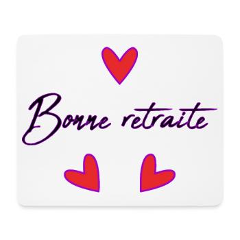 RETIREMENT. RETIREMENT. RETIRED. RETIREMENT - Mouse Pad (horizontal) - white - Front