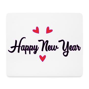 HAPPY NEW YEAR. NEW YEAR'S EVE. BEST WISHES - Mouse Pad (horizontal) - white - Front