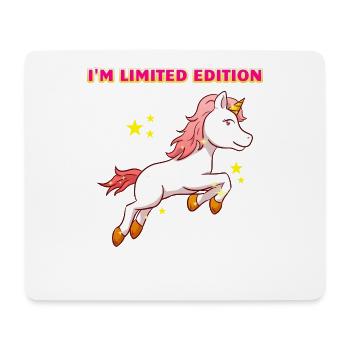 I'm Limited Edition Unicorn Einhorn Besonders - Mousepad (Querformat) - Weiß - Vorne