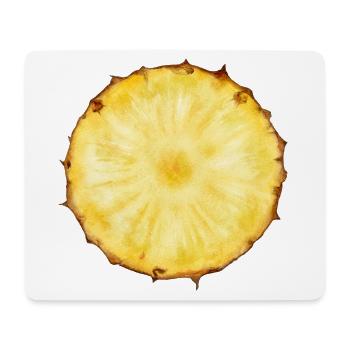 Ananas - Mousepad (Querformat) - Weiß - Vorne