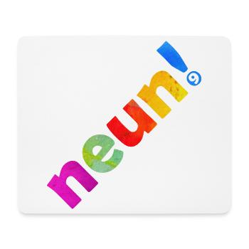NEUN 9 JAHRE 9. GEBURTSTAG - Mousepad (Querformat) - Weiß - Vorne