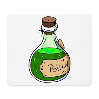 Gift Flasche - Mousepad (Querformat) - Weiß - Vorne