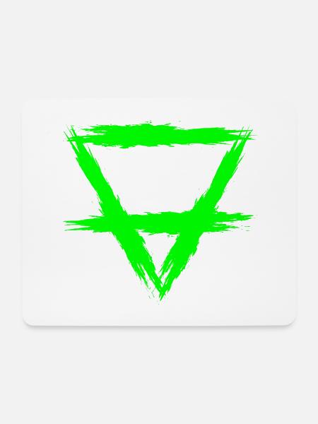 Element Symbol Erde - Mousepad (Querformat) - Weiß