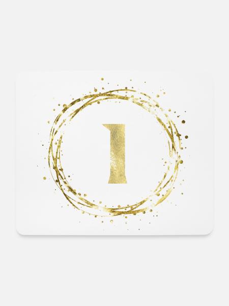 I - Mousepad (Querformat) - Weiß