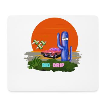Drippin - Mousepad (Querformat) - Weiß - Vorne