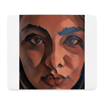 Pastellmädchen ART - Mousepad (Querformat) - Weiß - Vorne