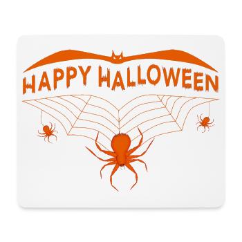 Halloween Fledermaus Happy Halloween - Mousepad (Querformat) - Weiß - Vorne