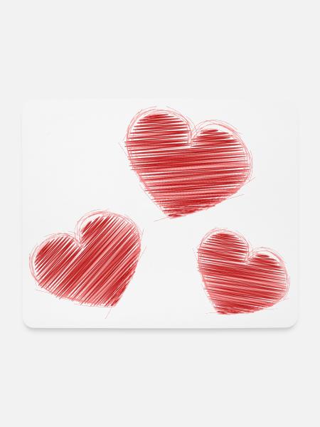 RUHESTAND. ALLES GUTE FÜR DEN RUHESTAND. ALLES GUTE FÜR DEN RUHESTAND. HERZ - Mousepad (Querformat) - Weiß