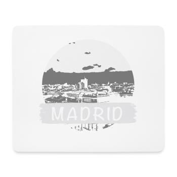 Madrid City - Mousepad (Querformat) - Weiß - Vorne