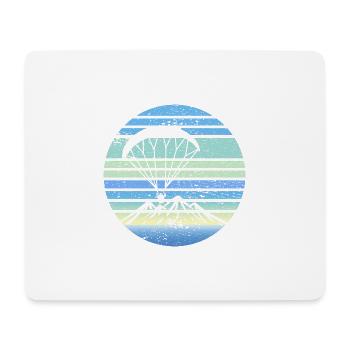 Paramotoring Retro Design - Mousepad (Querformat) - Weiß - Vorne