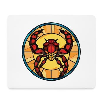 Skorpion Bunte Aquarell-Tierillustration - Mousepad (Querformat) - Weiß - Vorne
