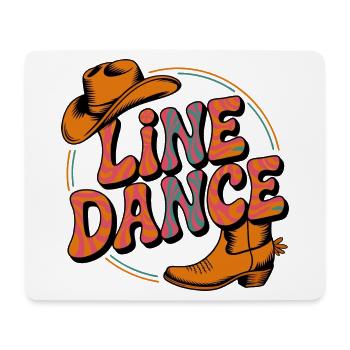 Line Dance mein Hobby - meine Passion - mein Ding - Mousepad (Querformat) - Weiß - Vorne
