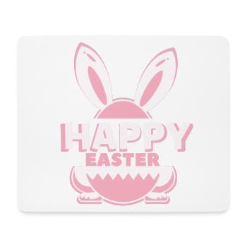 Frohe Ostern - Mousepad (Querformat) - Weiß - Vorne