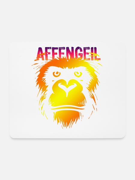 Fastnacht - Karneval - Kostüm - Spruch - Affe - Mousepad (Querformat) - Weiß