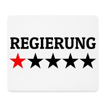 Regierung 1 Stern Bewertung - Mousepad (Querformat) - Weiß - Vorne