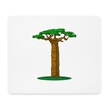 Baobab Tree - Mousepad (Querformat) - Weiß - Vorne