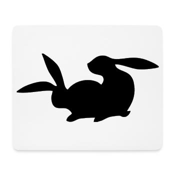 Rammler - Rabbit - Mousepad (Querformat) - Weiß - Vorne