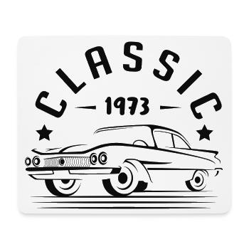 Klassisch 1973. - Mousepad (Querformat) - Weiß - Vorne