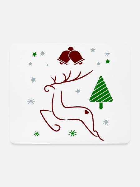 Advent - Mousepad (Querformat) - Weiß