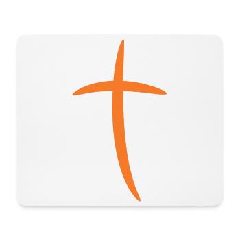Kreuz Design Religion Kirche - Mousepad (Querformat) - Weiß - Vorne
