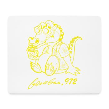 Georges Basic Gelb - Mousepad (Querformat) - Weiß - Vorne