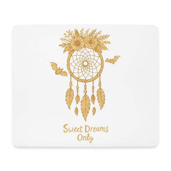 Halloween Dreamcatcher – Sweet Dreams Only Design - Mousepad (Querformat) - Weiß - Vorne